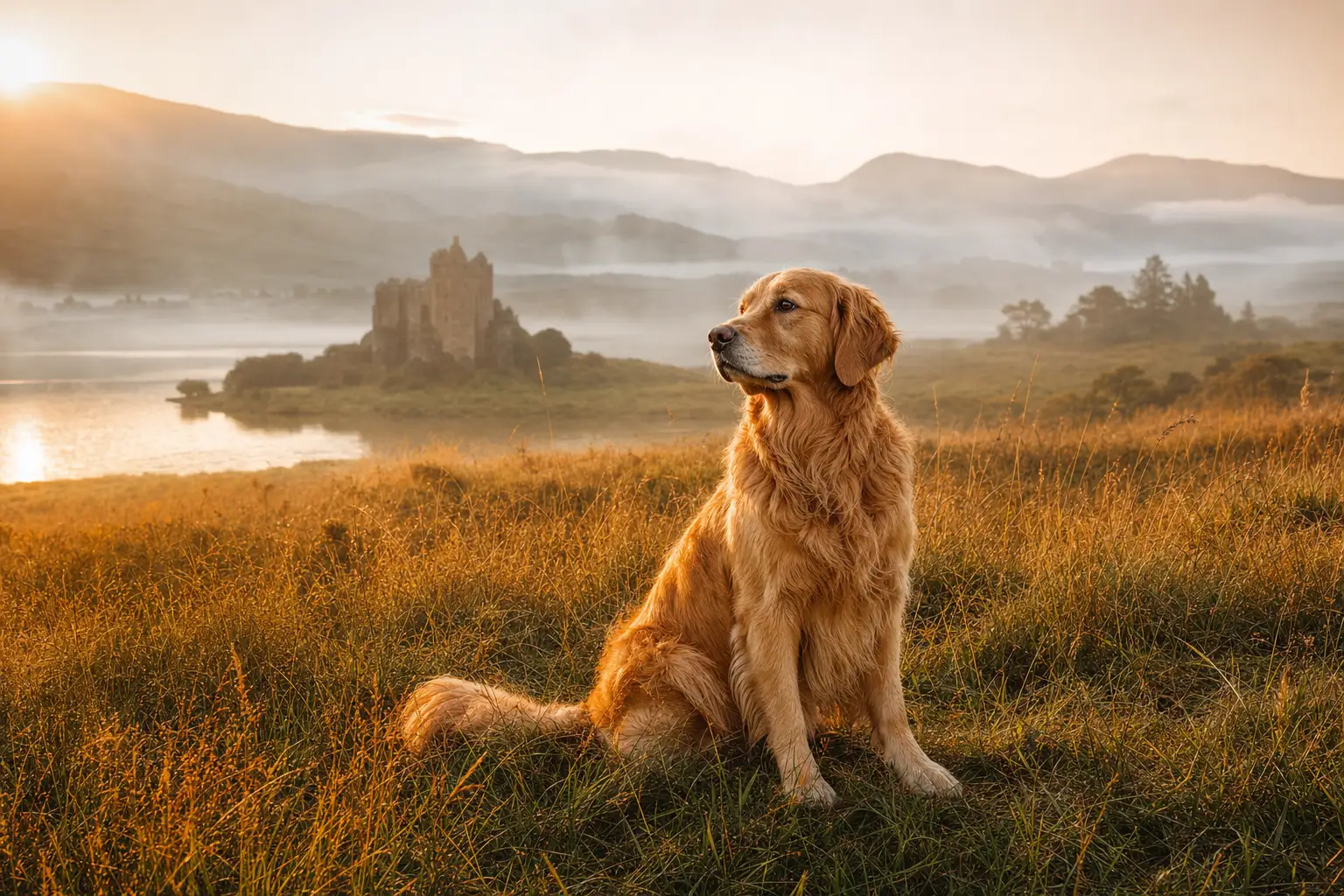 Golden Retriever au travail : rôles et qualités
