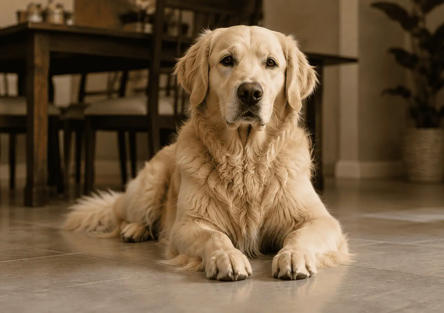 Golden Retriever de couleur Doré Clair